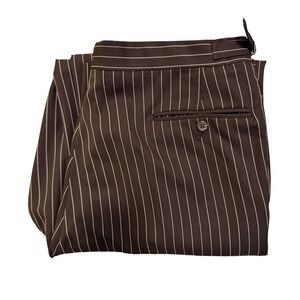 Polo Ralph Lauren Pinstripe Virgin Wool Dress Pants Size 46 Extrafine Wool